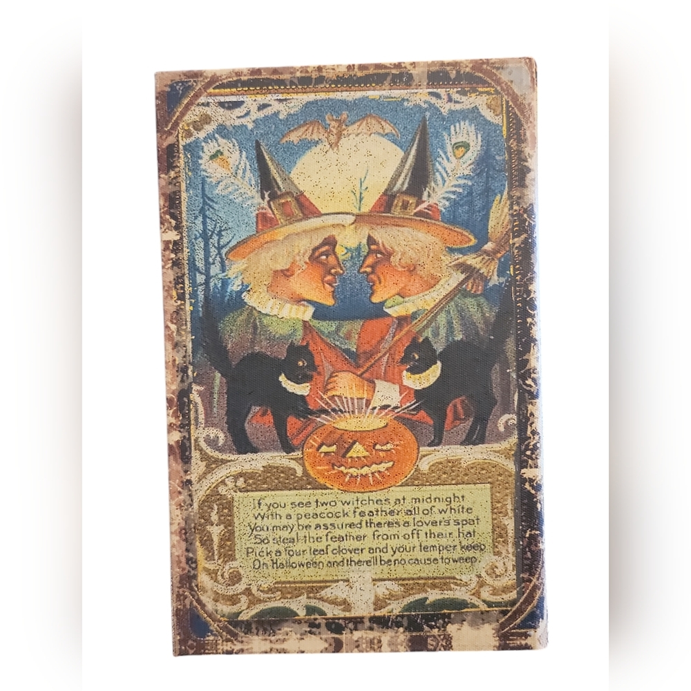 halloween book decor